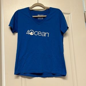 4Ocean V Neck 100% cotton tee